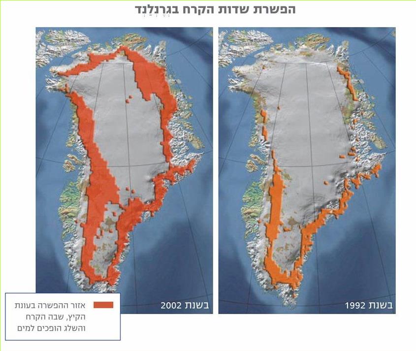 הפשרת שדות הקרח בגרנלנד